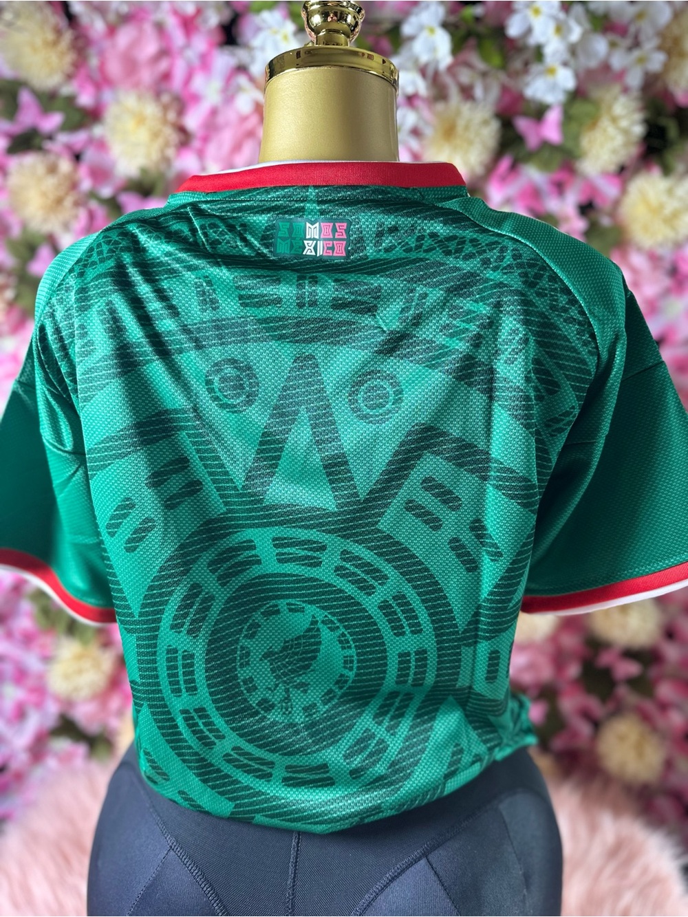 Mexico Green Graphic Soccer Jersey - Women's Top - Picture 5 of 12